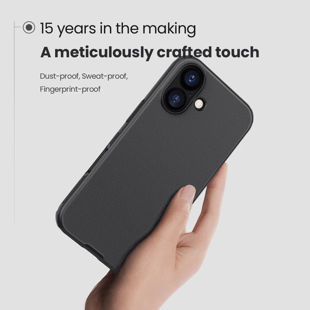 Nillkin Magnetic Case For iPhone 17 Pro Max Anti Fingerprint Shockproof Back Cover