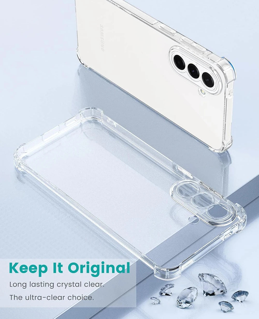 Shockproof Protective Soft Case For Samsung Galaxy A57 A37 A27 A17 A07 4G 5G Clear Silicone Ultra Thin TPU Cover Airbag Shell