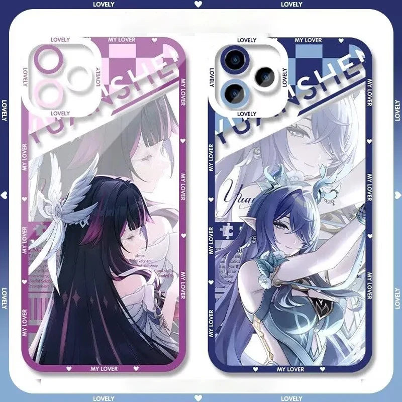 Genshin Impact Flins Columbina Varka Sandrone Phone Case For Xiaomi POCO X7 X6 F5 X5 X4 X3 M3 M6 F6 Pro F3 X3GT 11 Lite 11T Pro
