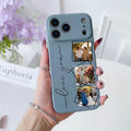 For iPhone 17 16 15 14 13 12 11 Pro Xs Max Air 16e 17e 7 8 Plus Mini XR Personalized Custom Photo DIY Matte Silicone Phone Case