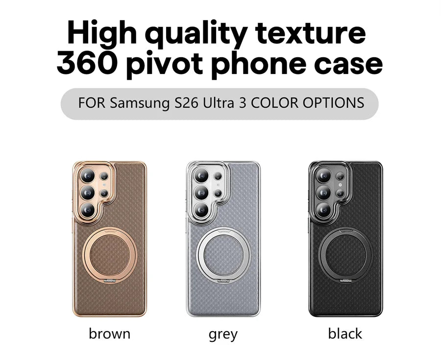 senior leather support Magnetic Loop Wireless Case For Samsung Galaxy S25 S24 S23 plus S26 Ultra Case S26 S25 Ultra Case