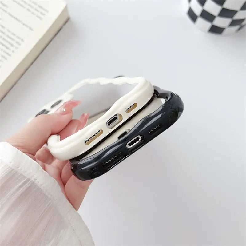 Make Up Mirror Phone Case For Iphone 17 Air 16 Pro Max 15 14 13 12 11 Pro Max 16e Plus12 13 mini 16+ Casing Cat  Soft Cute