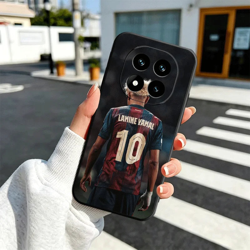 Football Star L-Lamine Y-Yamal Soft Phone Case for Xiaomi Redmi Note 12 13 14 15 Pro Plus 11 14S 12S 11S 11T 10S 5G Black Cover