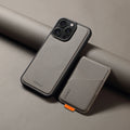 2 In 1 Detachable Magnetic Leather Case for IPhone 17 16 Pro Max 15 14 13 Wallet Cover Cards Holder Pocket