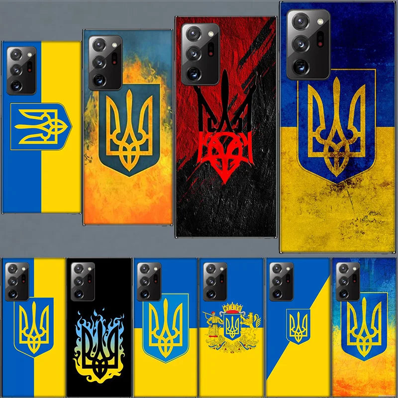 Ukraine Flag Phone Case for Samsung A16 A17 A26 A36 A37 A56 A57 A12 A22 A32 A52S A07 A06 A02S A72 Galaxy A70 A50S A71 A51 A31 A3