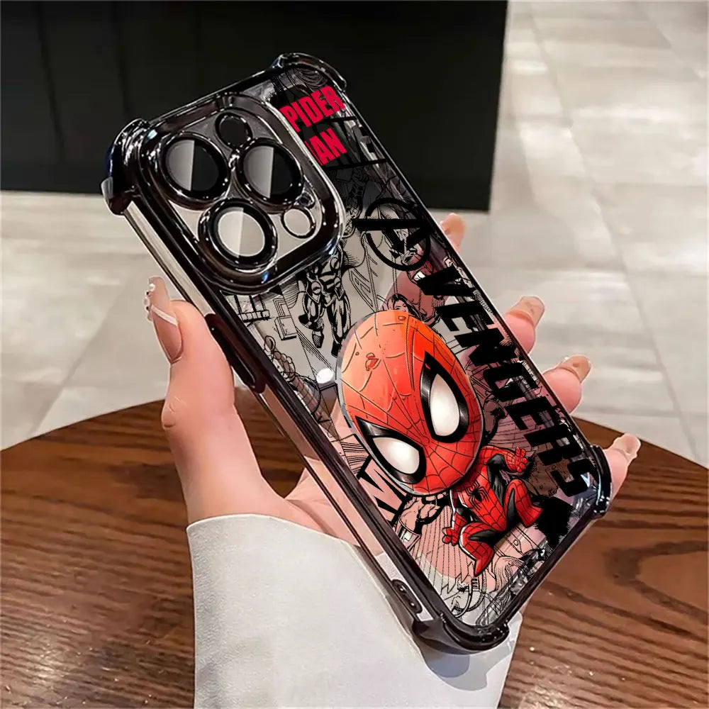 Baby The Avenger Marvel Groot Luxury Case For iPhone 17E 17 16 Pro 15 14 13 12 11 Pro Max 17 Air 16 E Plus Silicone Phone Cover