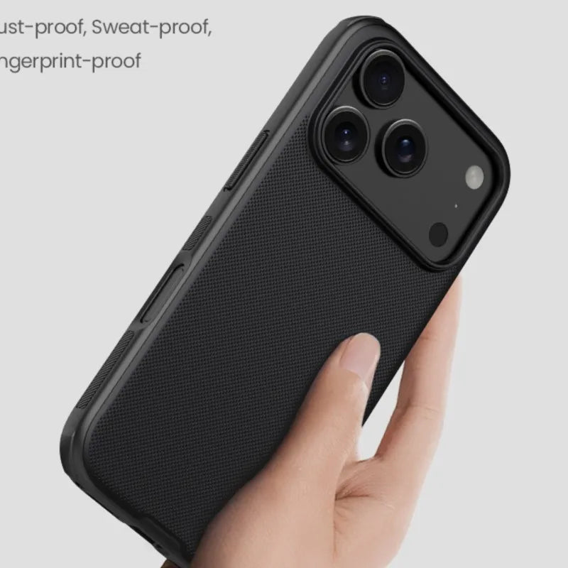 For iPhone 17 Pro Max Case NILLKIN Fitted Case Magnetic Super Frosted Shield Matte PC Cover For iPhone 17 Pro