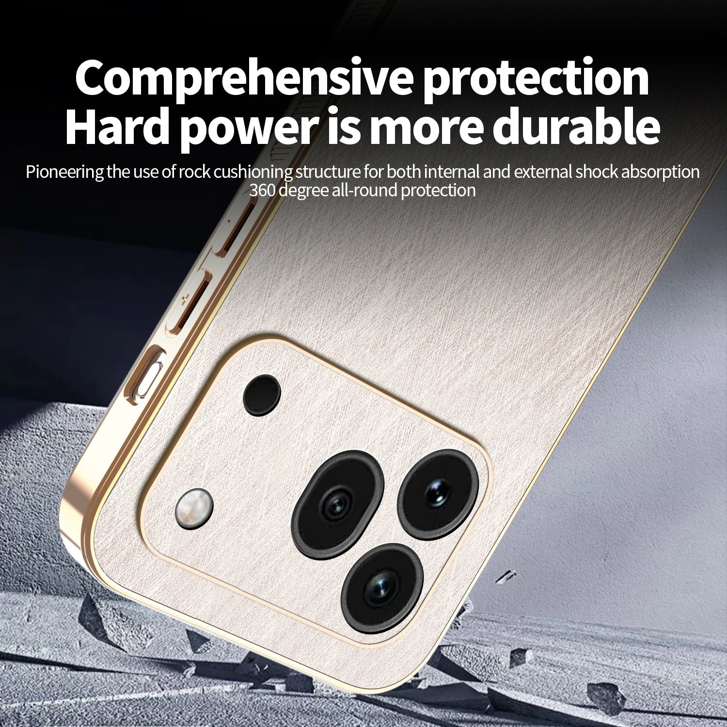 For Honor 600/600 Pro Case Luxury Magnetic Electroplating Gold Silk Pattern Anti-fall Cover For Honor 600 Pro Shockproof Funda