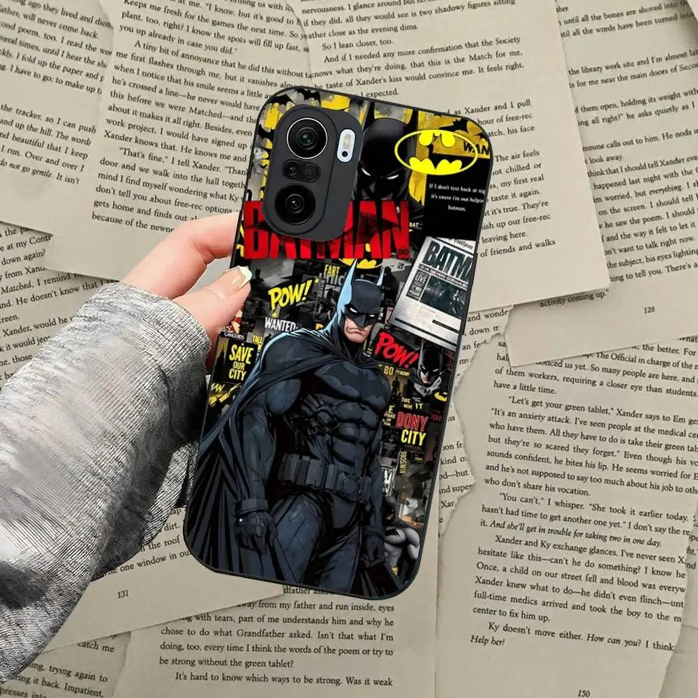 Movie-B-Batman-S Classic Black Silicone Phone Case For Samsung S24, S25, 22, 30, Note20, Lite, Ultra, 5G, Plus, FE