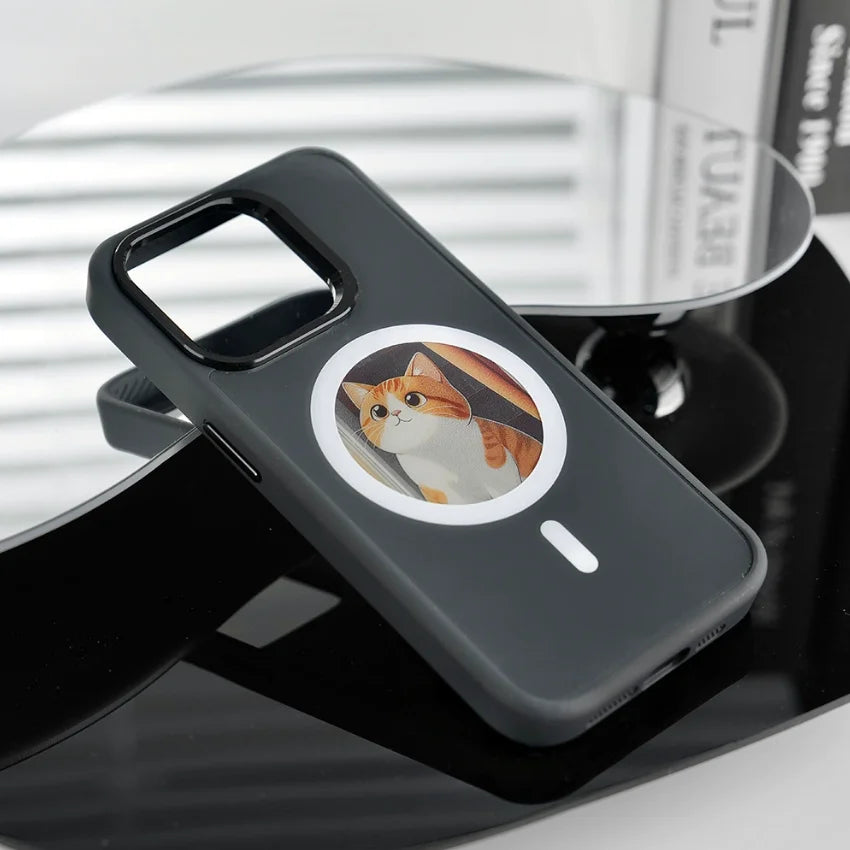 NFC Memory Phone Case with magsafe for iphone 16/17 promax 3.97-inch E-ink screen image transmission Syncing Case