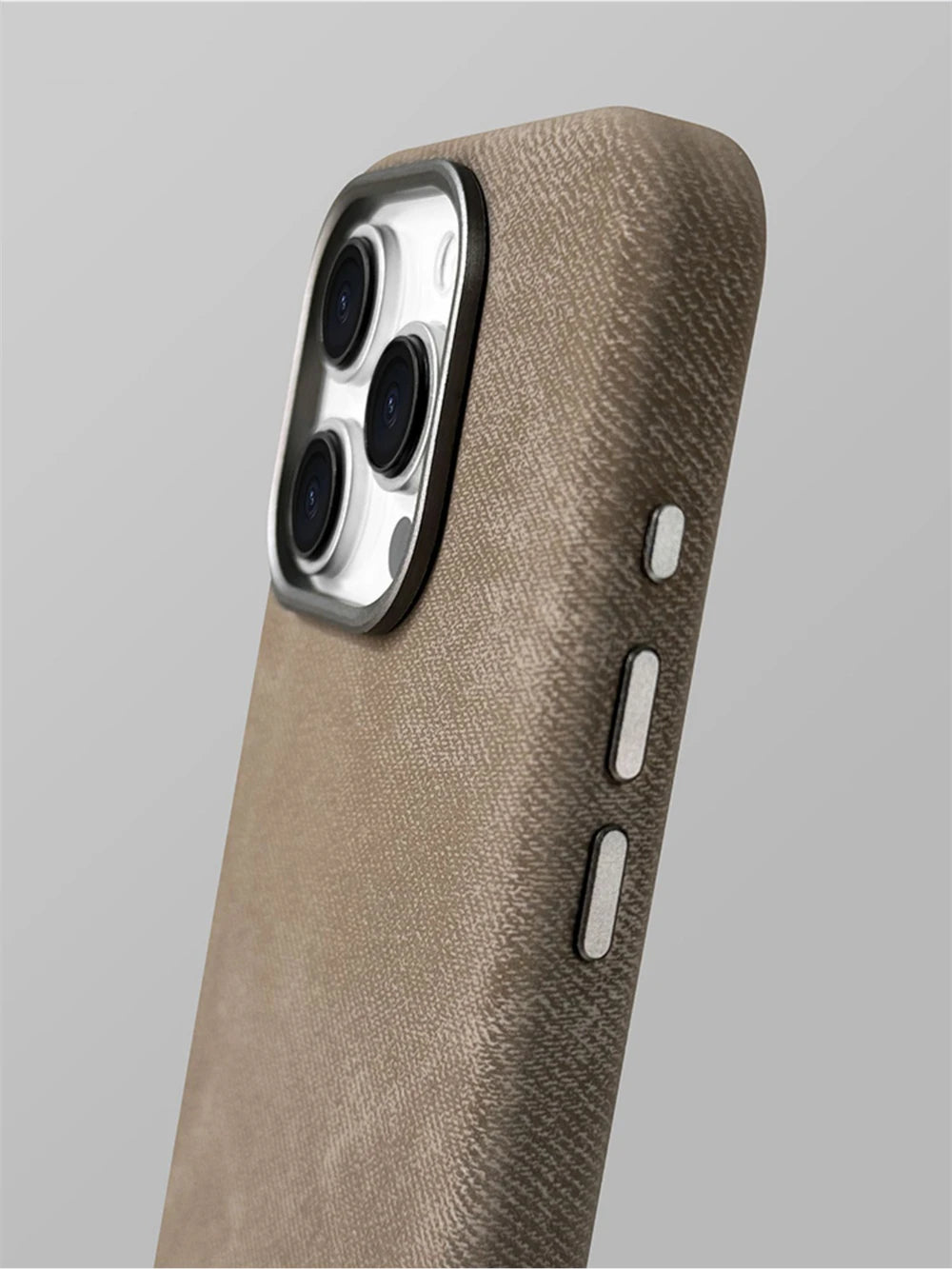 Luxury For MagSafe Fiber Leather Shockproof Case For iPhone 17 16 15 14 Plus 13 12 Pro Max Magnetic Wireless Charge Back Cover