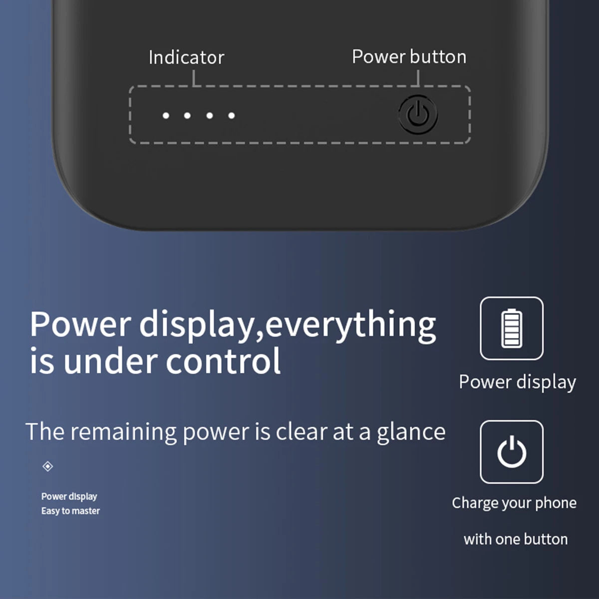 Smart Battery Charger Case For iPhone 15 Pro Max Silm Extenal Battery PowerBank charging Cove ForiPhone 15 Plus Power bank Cases