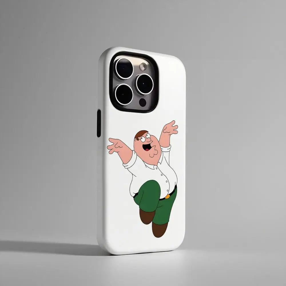 Family Guy Peter Griffin   Phone Case Magnetic 2-in-1 Glossy shell For iPhone17 16e 16 15 14 13 12 11Pro Max Plus