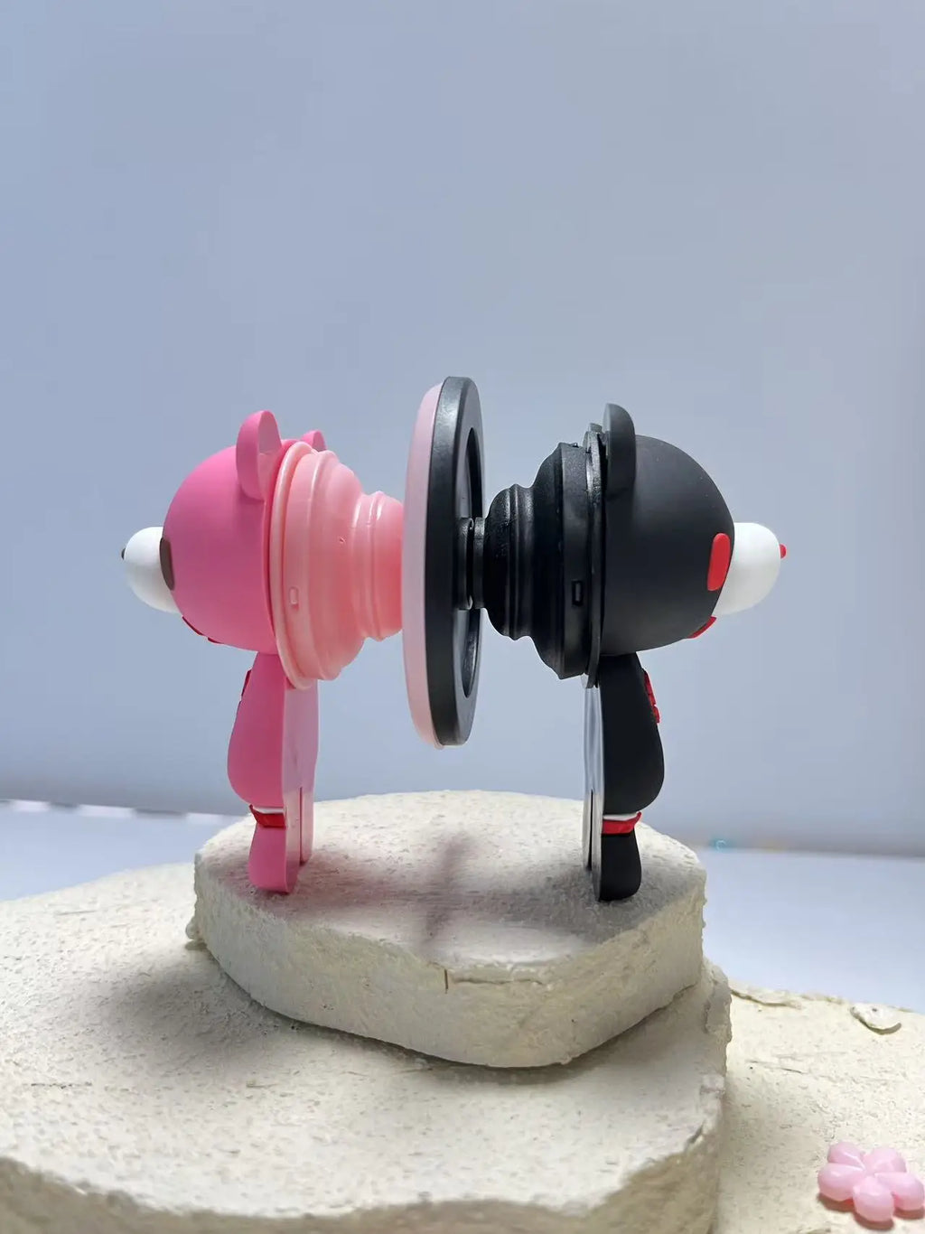 Gothic Bear Phone Grip&Stand–Unique Bloody Design,360° Rotatable,Stylish Accessory for All Phones, Add Edgy Charm to Your Device