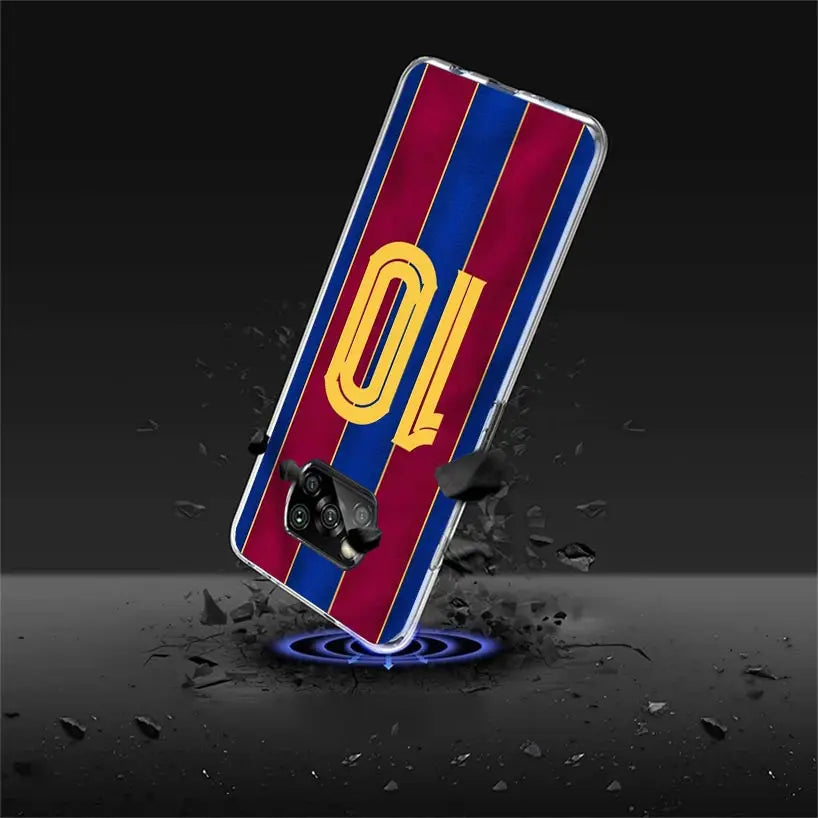 FootBall SuperStar Number C 7 10 Case Phone Cover for Xiaomi Redmi Note 10 9 9S 8 8T 7 5 Pro Mi 12T 11T 10T 9T 12 11 Lite A3 A2