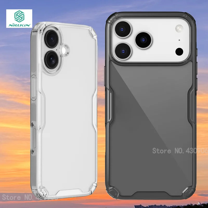For iPhone 17 Pro Case NILLKIN Nature Pro Case For 17 Pro Max 17 Pro Air Fitted Cases Clear Cover