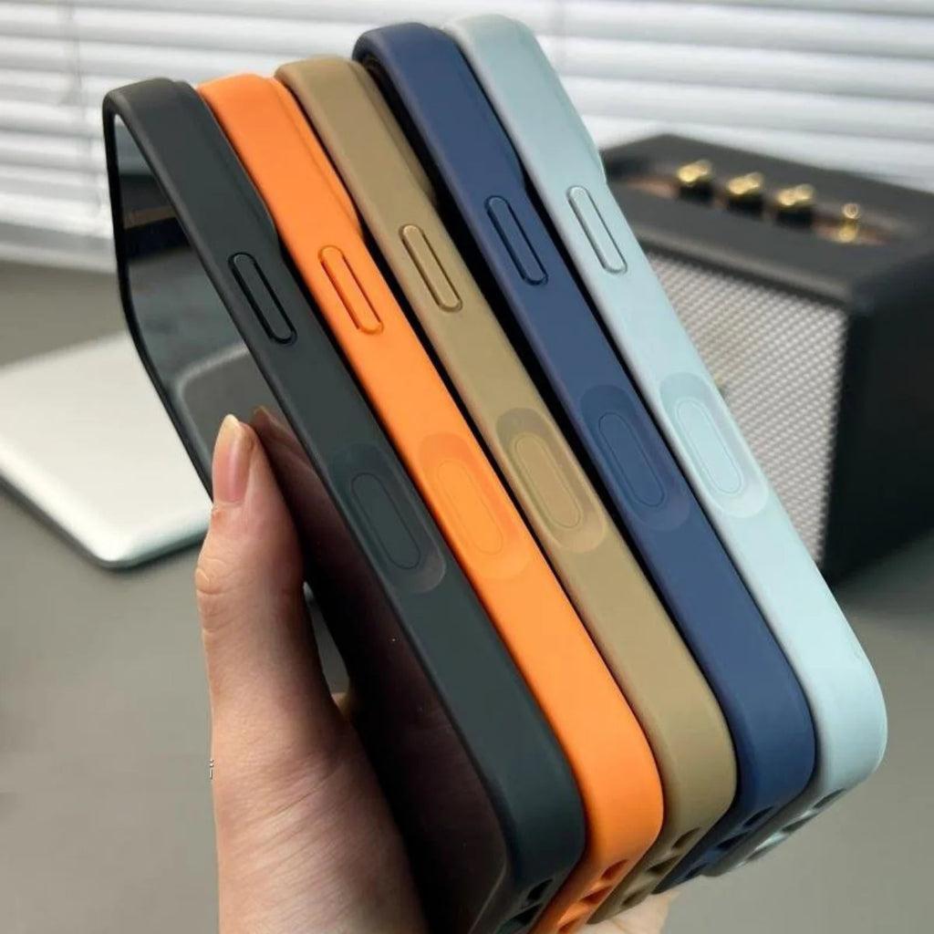 Luxury Metal Ring Bracket For Magsafe Magnetic Phone Case For iPhone 17 Air 16 E 15 14 13 12 11 Pro Max Plus Matte Bumper Cover
