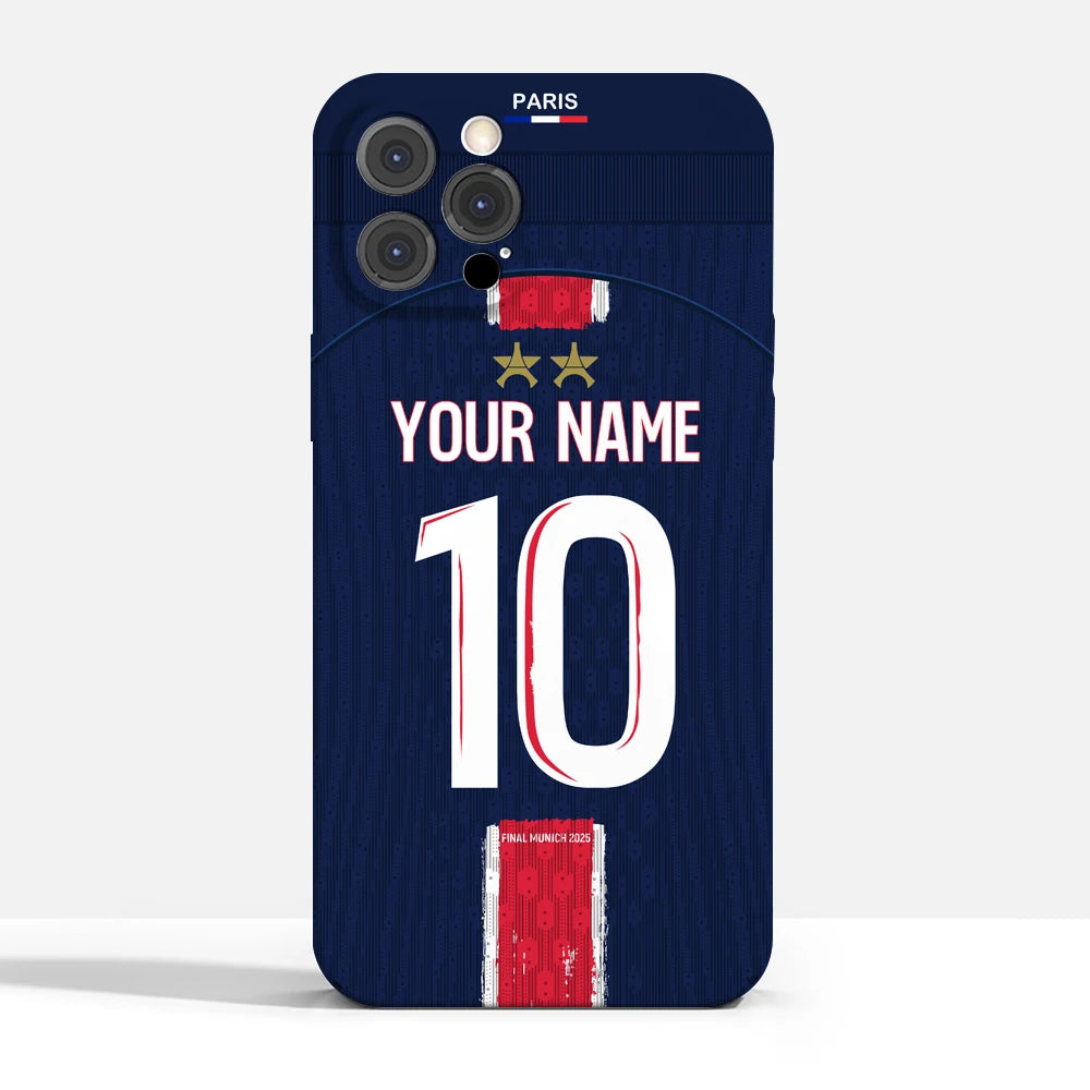 25 France Paris PSG LE PARISIEN Cover Case for iPhone 17 Air 16E 15 14 Pro Max 13 12 11 Mini X XS XR 7 8 6S Plus SE
