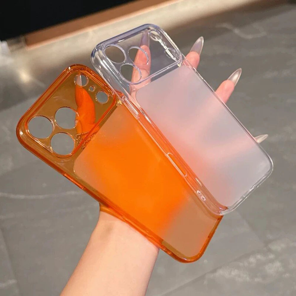 Transparent Soft Silicone TPU Case for iPhone 17 16 15 14 13 Pro Max 17 Pro Max Clear Rubber Gel Simple Shockproof Bumper Cover