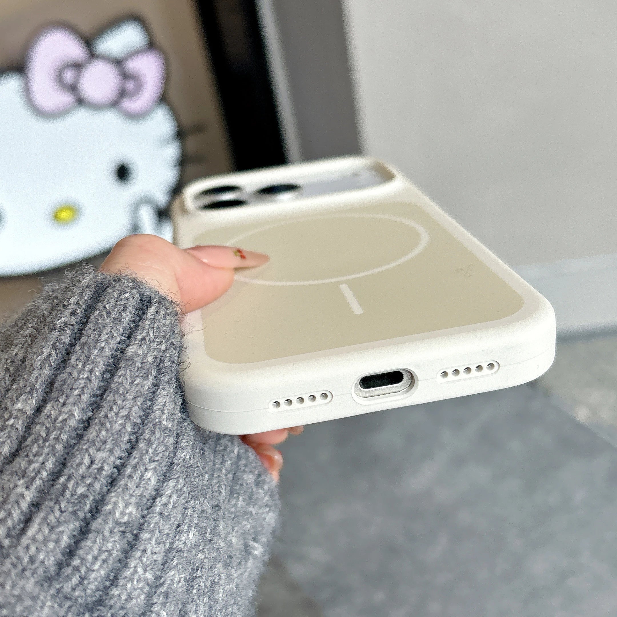 Original Silicon Dual Color For Magsafe Case For iPhone 17 Air 16 15 14 13 Pro Max Plus Magnet Matte Anti-fall Shockproof Cover