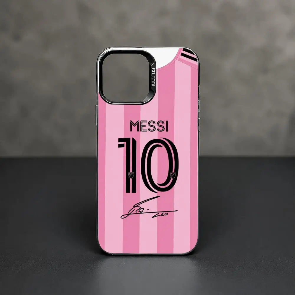 1 Football Star Messi #10 Logo Phone Case iPhone 11/12/13/14/15/16/17 Pro Max Aurora TPU Case Shockproof Slim Stylish Cover