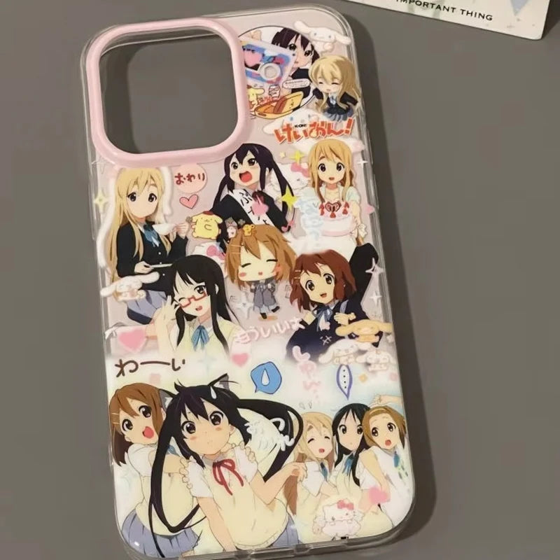 INS Japanese Light Sound Young Girl For IPhone 17 16 15 14 13 12 11 Promax X XR XSMAX 7 8 Plus Fashion Minimalism Matte Advanced