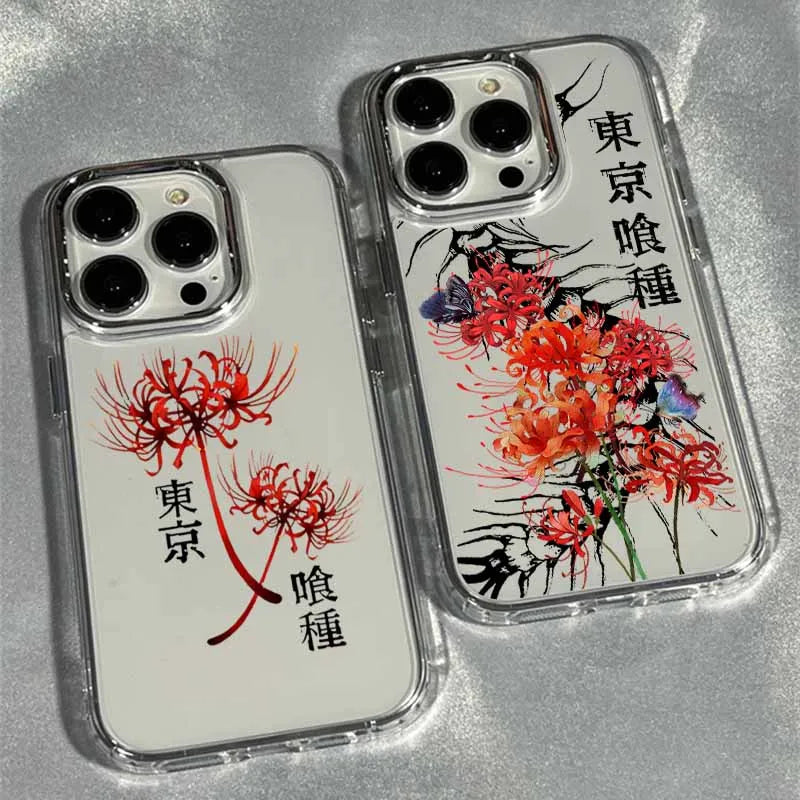 Tokyo Ghoul Anime Phone Case For Apple iPhone 17 AIR 16E 15 14 13 12 11 Pro Max Plus Transparent Soft Cover
