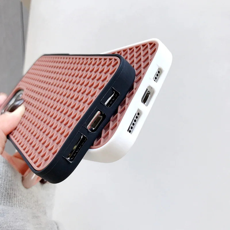 Original Waffle Shoe Phone Case For iPhone 17 16 15 14 13 12 11 Pro Max Soft Silicone Case for iPhone XR XS 7 8 Plus Back Cover