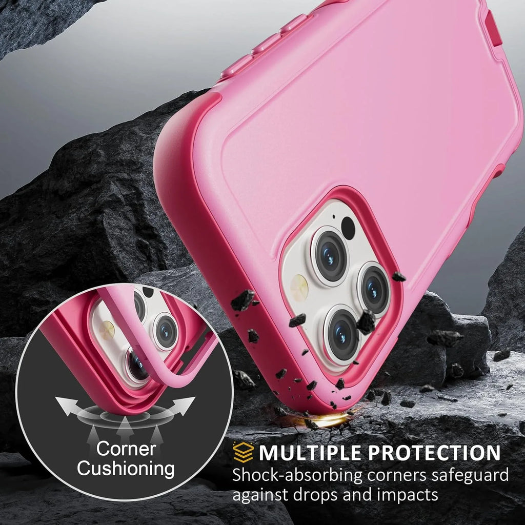 For MagSafe Heavy-Duty Armor Phone Case For IPhone 16/15/14 Pro Max Plus Magnetic Charging Military Grade Drop Protection Cover