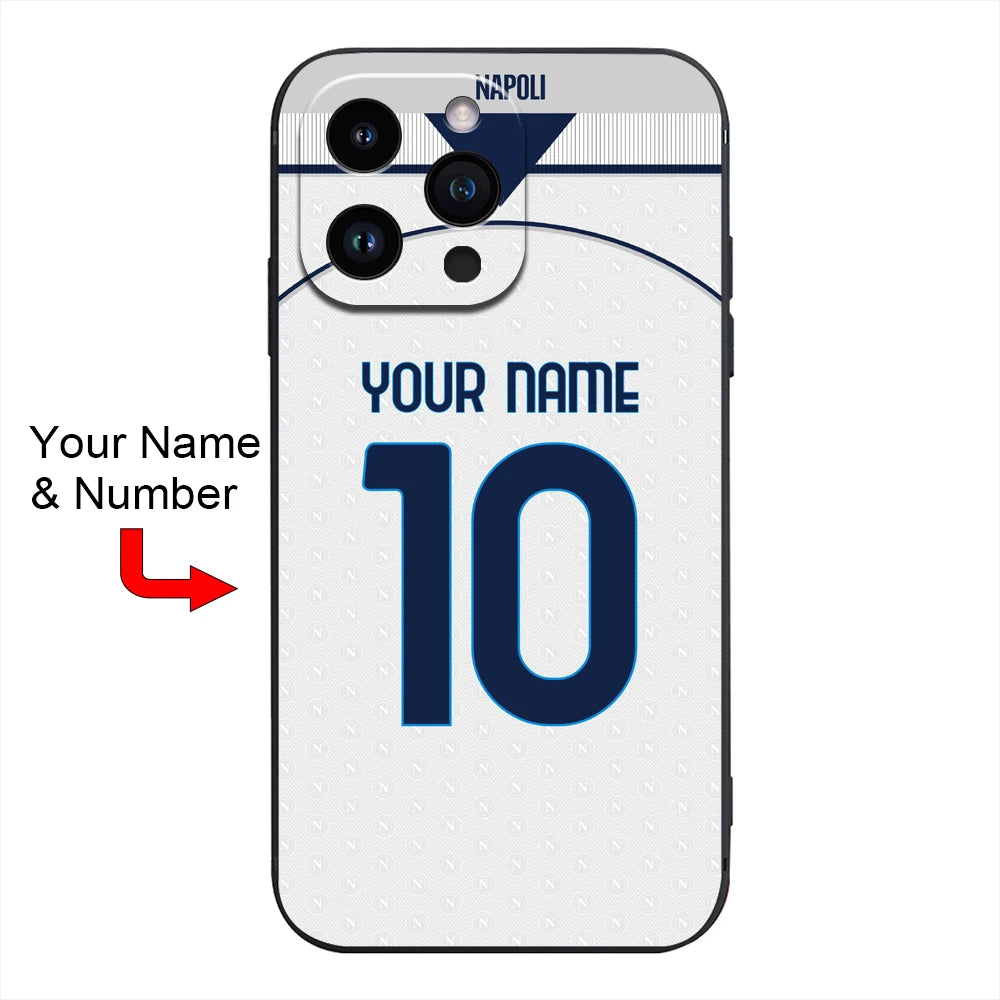 25 Italy Napoli Maradona PARTENOPEI Cover Case for iPhone 17 Air 16 15 14 Pro Max 13 12 11 Mini X XS XR 7 8 6S Plus SE