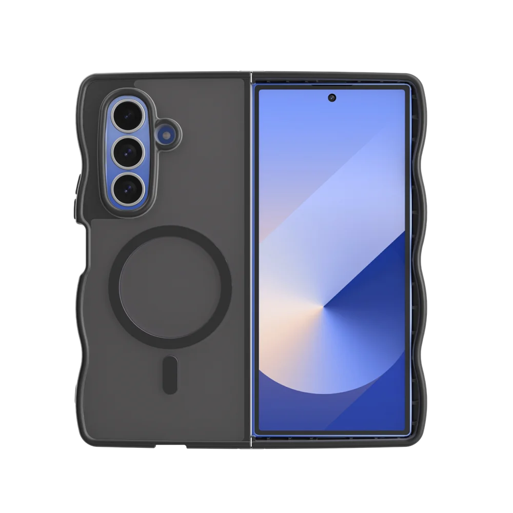Matte Translucent Shockproof Phone Case for Samsung Galaxy Z Fold 7 6 5 4 5G Fold7 Fold6 Fold5 for Magsafe Magnetic TPU Cover