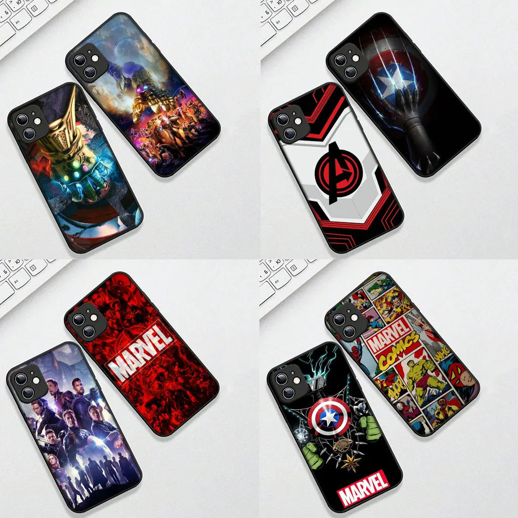 Cover for Motorola Moto G86 G14 G35 G34 G45 G55 G64 G75 G85 G24 G15 G54 G57 Power Case Superheroes Marvels Iron Man Avengers