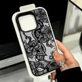 New Style Lace Patterned Lychee Textured TPU Phone Case For iPhone 17 16 15 14 Pro Max 13 12 11 XS X XR 16 Plus 16E 17 Air Cover