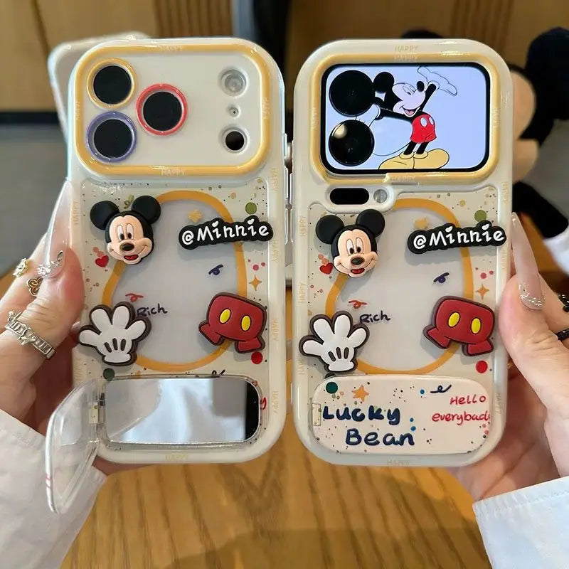 2026 New Cute Mickey Mouse Pro Very Silicone Phone Case Cover for IPhone 17 16 15 14 13Pro 12 11 13 XSMax 6 7 8 Birthday Gift