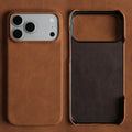 Light Luxury Fashion Business Leather Case for IPhone 17 Pro Max Air 16 15 14 13 12 Plus Shockproof Protection Cover Fundas Capa
