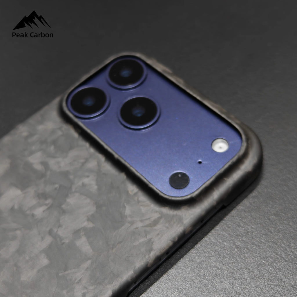 Matte Forged Real Carbon Fiber Case for iPhone 17 Pro Max /17Pro Super Light Hard Protective Luxury Business Back Phone Cover