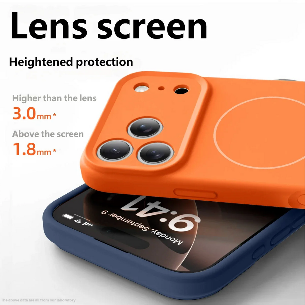 Official Liquid Silicone For Magsafe Magnetic Case For iPhone 17 Air 16 Plus 15 14 13 12 Pro Max 16E Wireless Charge Soft Cover