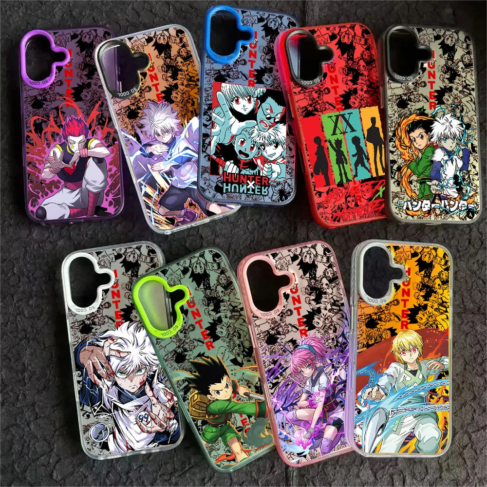 Anime Hunter x Hunter Phone Case For iPhone 17 16e 16 15 14 13 12 11 mini Pro Max X XR 8 7 Air Plus Anti Fall Matte Back Cover