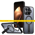 For Xiaomi 17T Pro 17 15T 14T Pro Luxury Magnetic Bracket Heat Dissipation Phone Case Shockproof Rugged Tough Cover Fundas