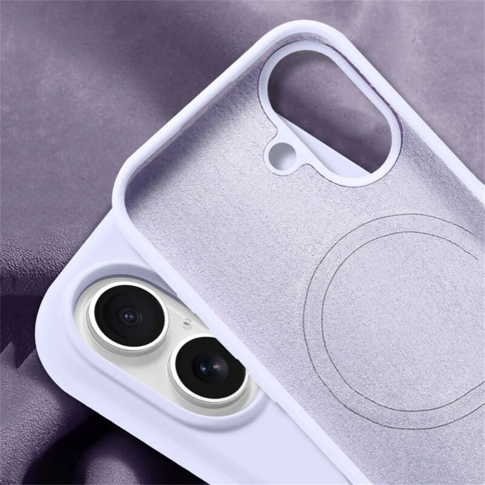 Luxury Official Liquid Silicone For Magsafe Case For iPhone 17 Air 16 Plus 15 14 13 12 Pro Max Magnetic Wireless Charge Cover
