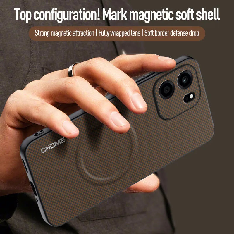 Luxury Car Magnetic Holder Phone Case For OnePlus Nord 6 CE6 Nord6 NordCE6 Silicone ShockProof Protective Back Cover Coque