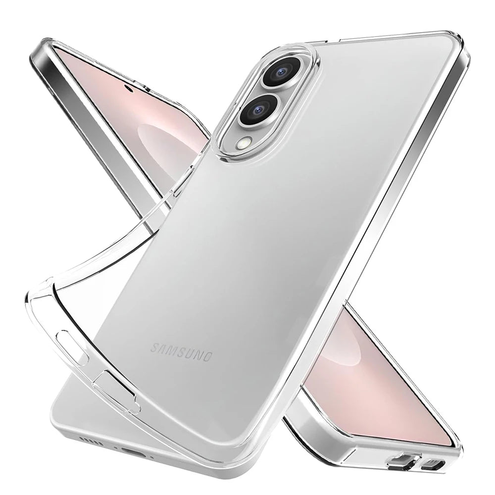 Crystal Clear Silicone Soft Case For Samsung Galaxy S25 S24 S23 S21 FE S22 Ultra Plus Transparent Ultra Thin Cover For S25 Edge