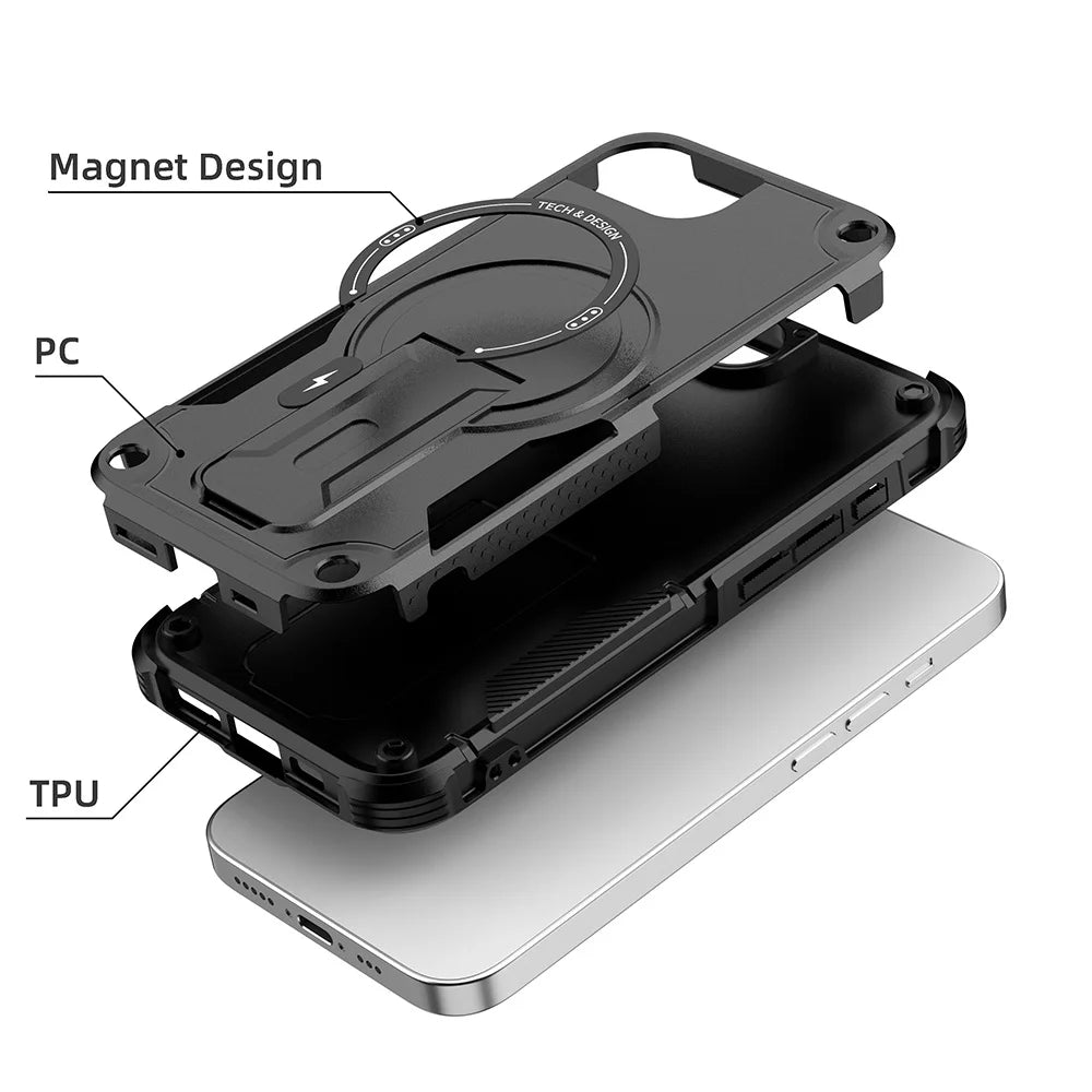 Support Wireless Charging Hard Case for Iphone 17e 16e Iphone16e Iphone17e Best Protective Military Phone Cover Cases
