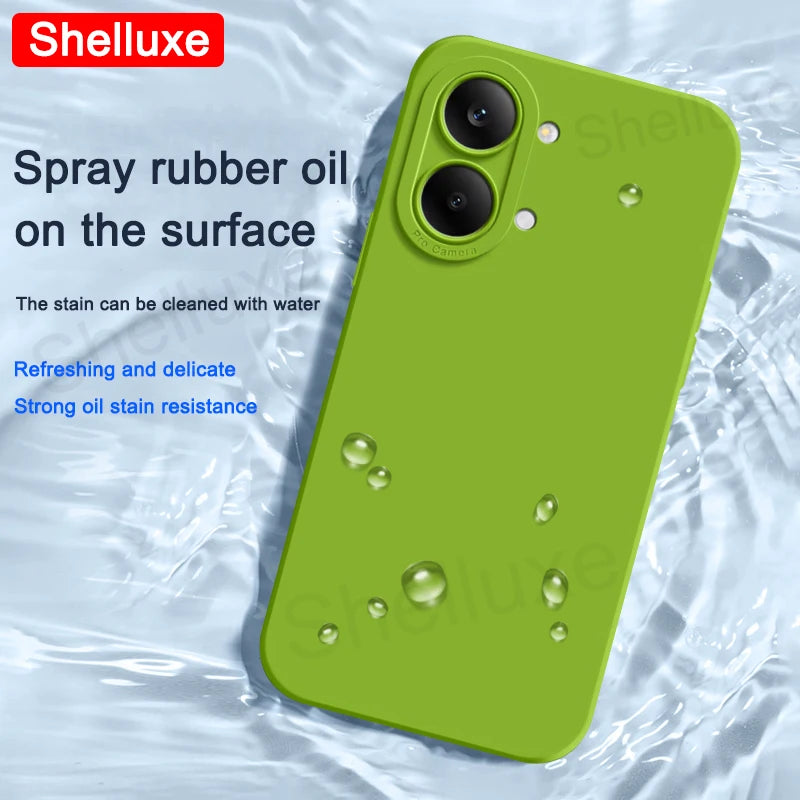 For PocoX8 ProMax Case Shelluxe Square Liquid Silicone Soft Cover For Xiaomi POCO X8 X7 Pro Max 5G Silky Feel Phone Cases