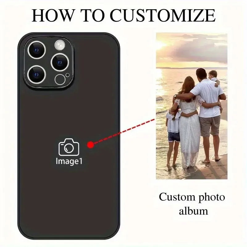 DIY Photo Custom For iPhone 17 16 15 14 13 12 11 Pro XS Max Air Mini XR 7 8 6 6s Plus 17e SE 2022 2022 Silicone TPU Soft Cover