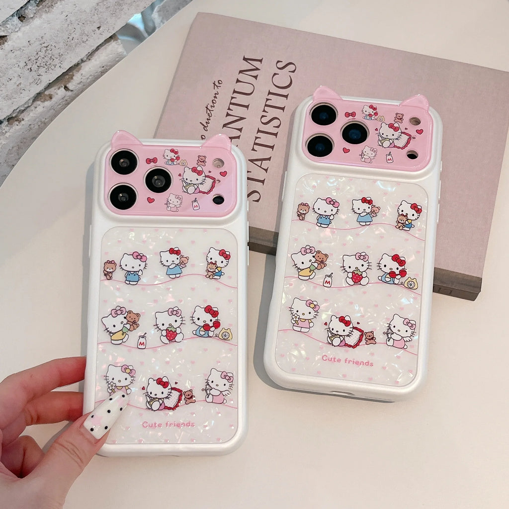 Cute Cartoon Y2K Hello Kitty Mobile Phone Case for IPhone 17 Pro Max 17 Pro 16 Pro Max 17 16 15 Pro Max Phone Case