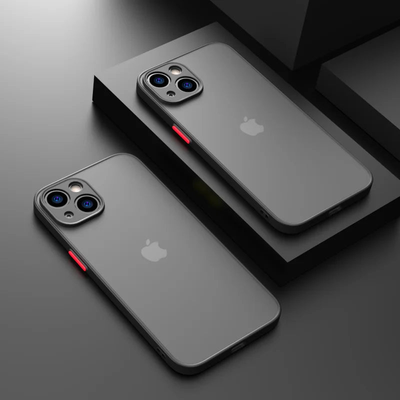 New Armor Bumper Shockproof Phone Case For iPhone 15 11 12 13 Mini 14 Pro XR X Xs Max 7 8 Plus SE 2020 Silicone Hard Cover \';[p