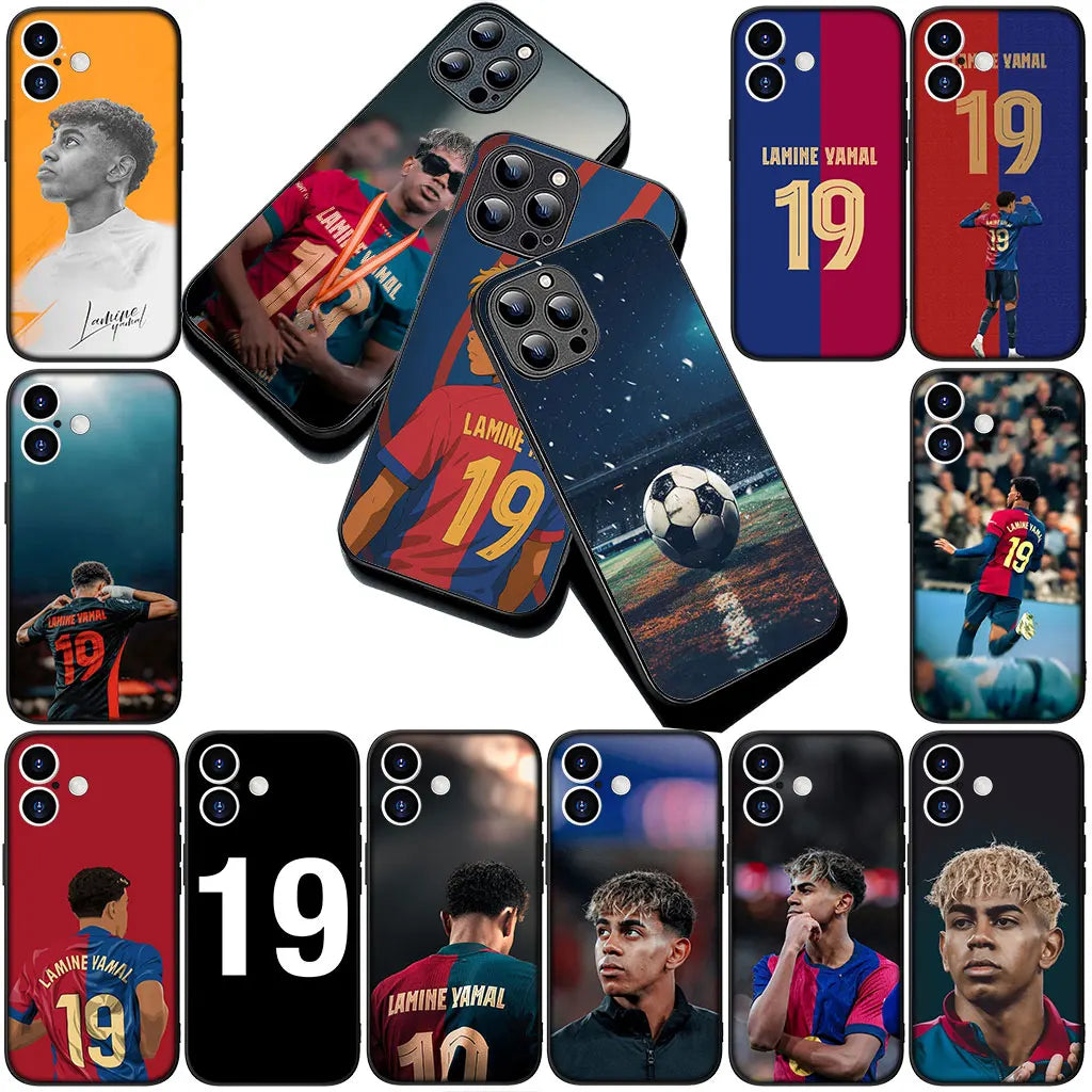 Soccer No 19 Football Number No19 Phone Cover for Motorola Moto Edge 70 60 Fusion NEO Pro G Stylus G56 G96 G04 G05 20 Soft Case