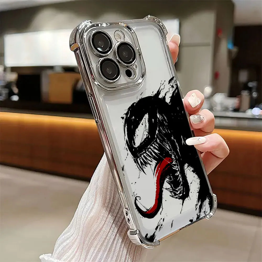 Marvel Venom Logo Phone Case For Xiaomi Poco X8 Pro Max Cases X5 X6 X7 F4 F5 F7 Pro F8 Ultra M7 X8Pro Silicone Protective Cover