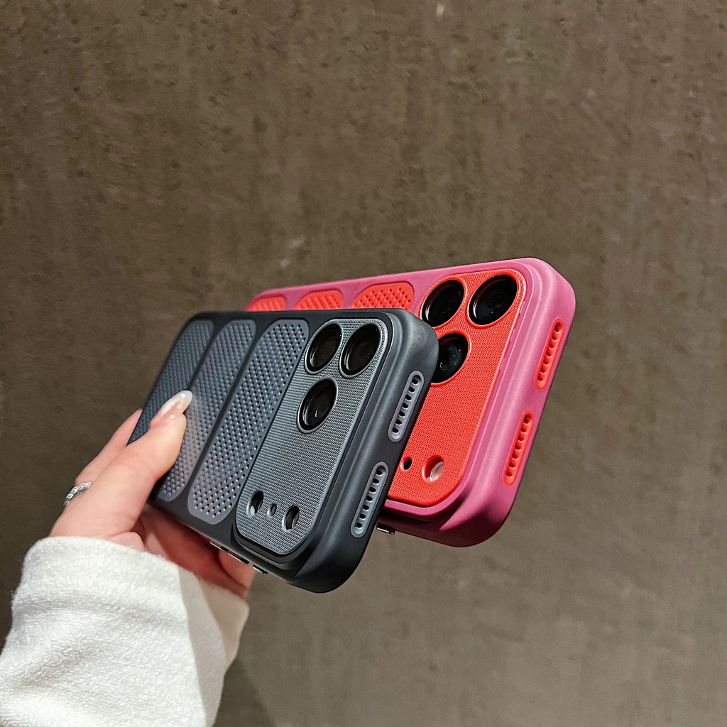 Summer Heat Dissipation Magnetic For Magsafe Case For iPhone 17 Pro Max  13 14 15 16 Lens Glass Film Hard Bumper Cover